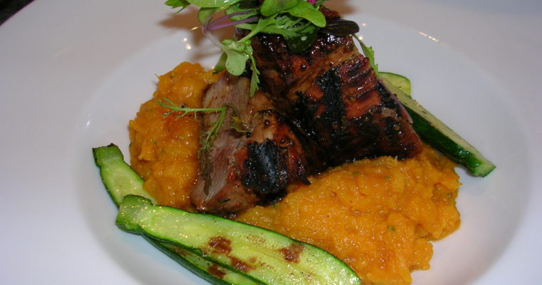 Mustard & Molasses Grilled Pork Tenderloin