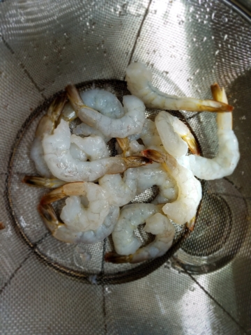 Rinsed Large Shrimp