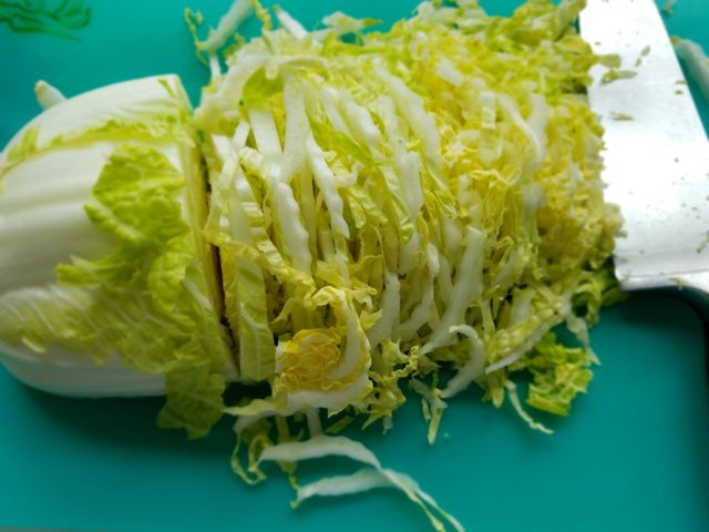 Chopped Napa Cabbage