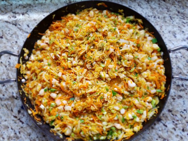 Big Batch in Paella Pan