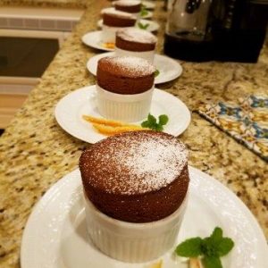 Chocolate Souflees (2)