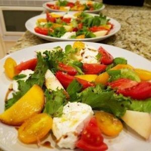 Tomato Salad with Buratta